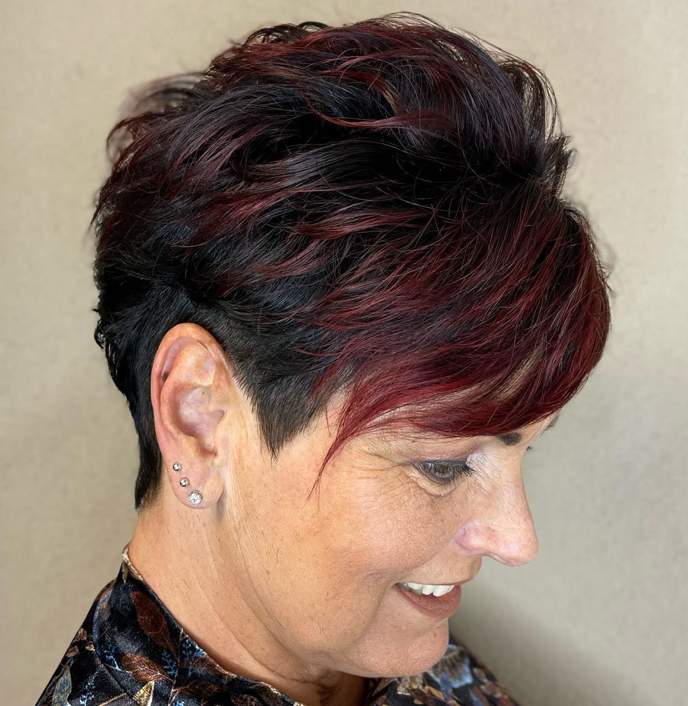 Edgy Short Undercut Pixie
