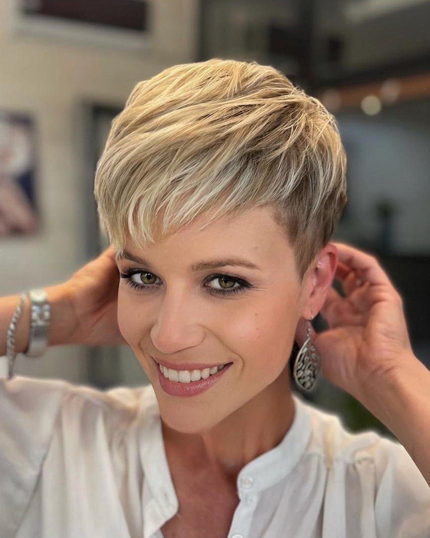 Feathered Pixie Haircut