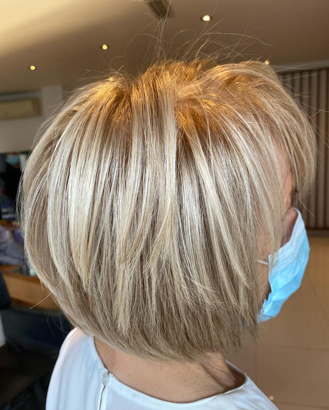 Over 50 Short Layered Bob