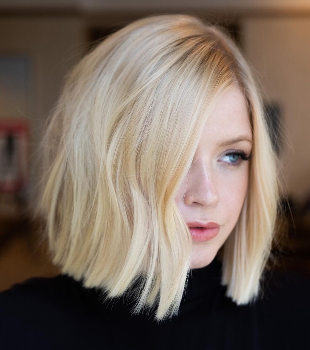 Blunt Bob for Blonde Girls
