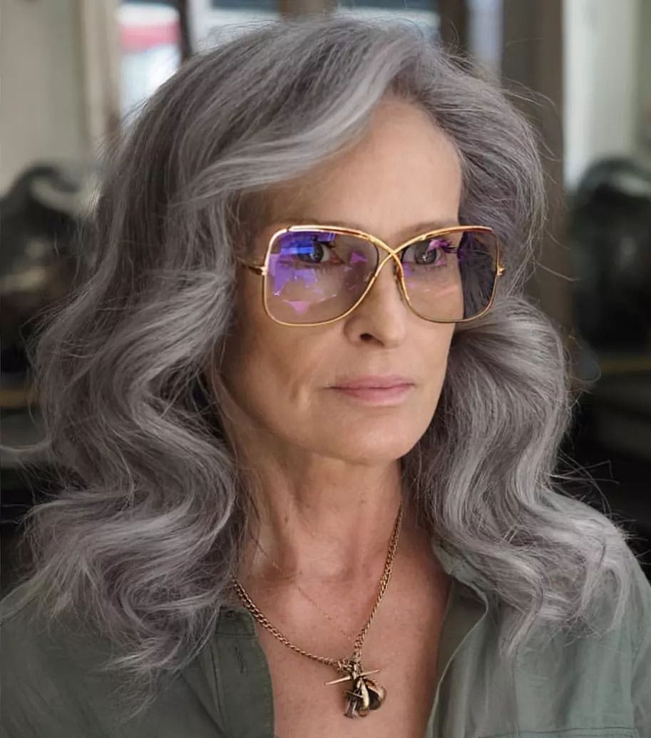 Lavender Gray Hair for Brunettes