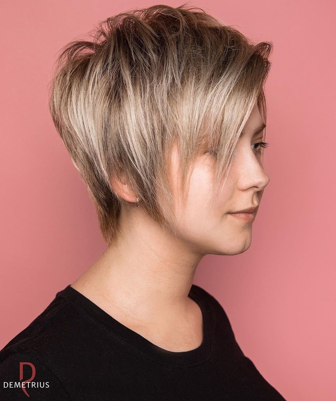 Outgrown Pixie with Highlights