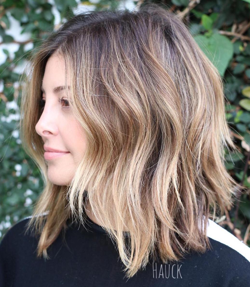 Soft Choppy Medium Hairstyle