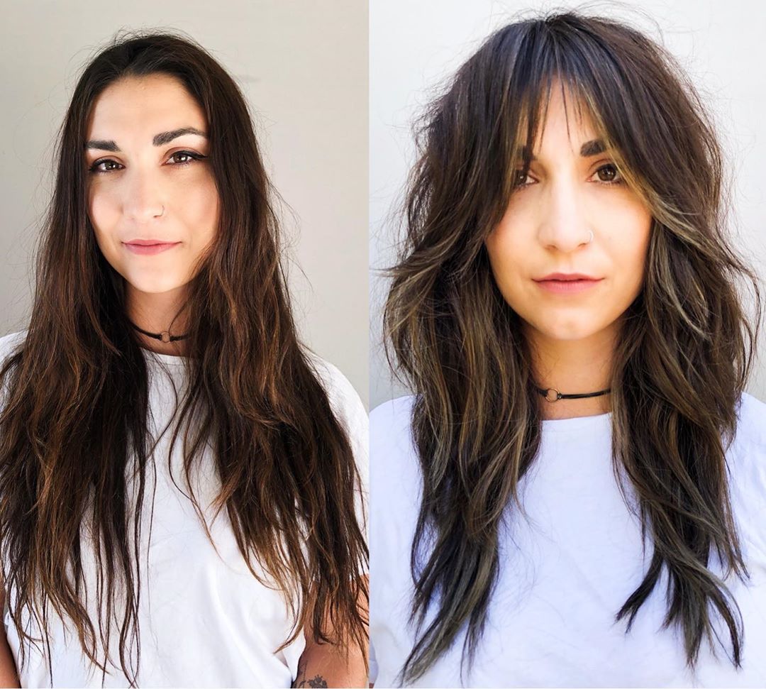 Long Shag for Wavy Hair