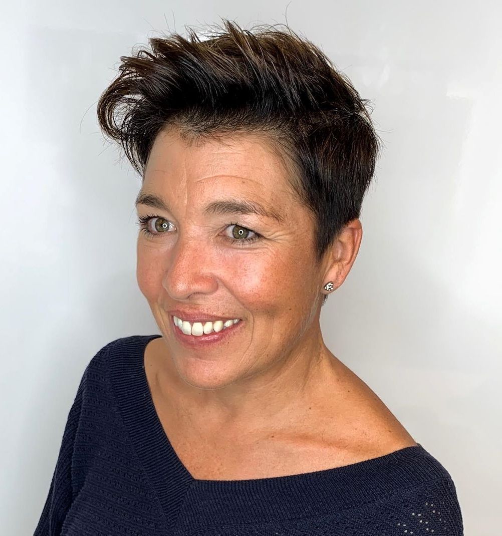Short Spiked Haircut for Women