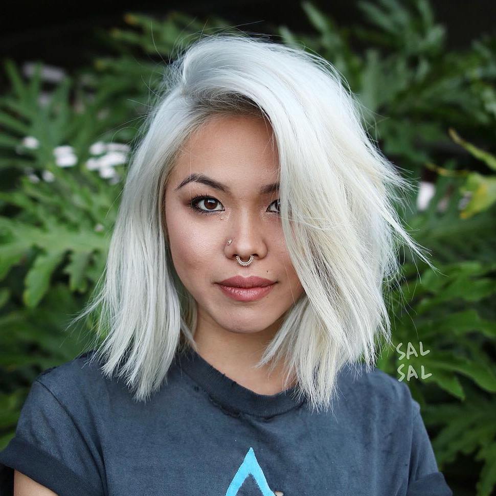 Medium Choppy Bob Haircut for Thick Hair
