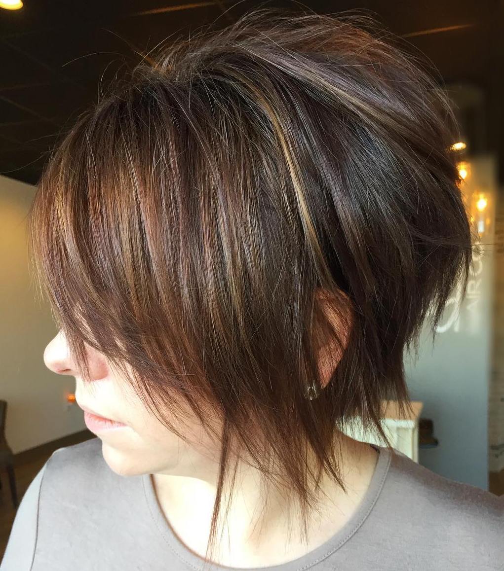 Long Feathered Pixie Cut