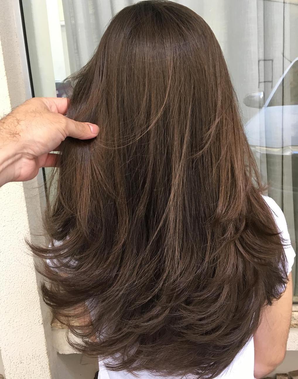 Feathered Haircut for Long hair