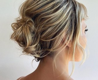 Wedding French Roll for Short Messy Hair