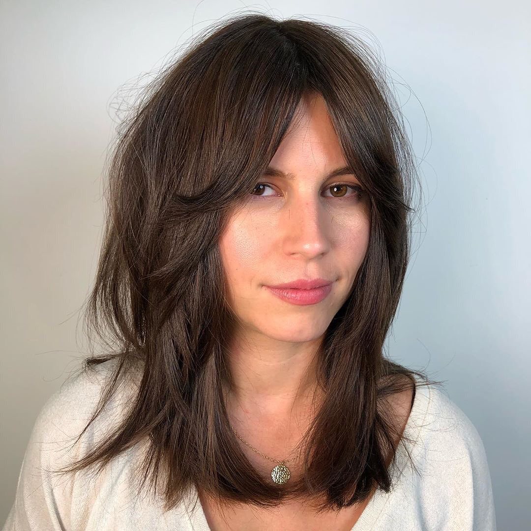 Medium Shaggy Cut with Layers