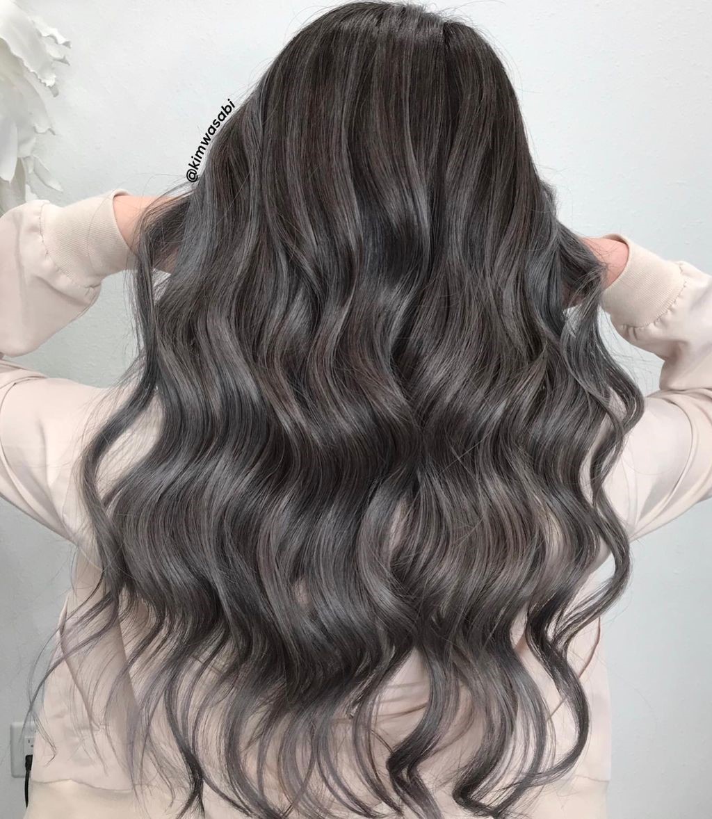 Brunette Hair with Ashy Babylights