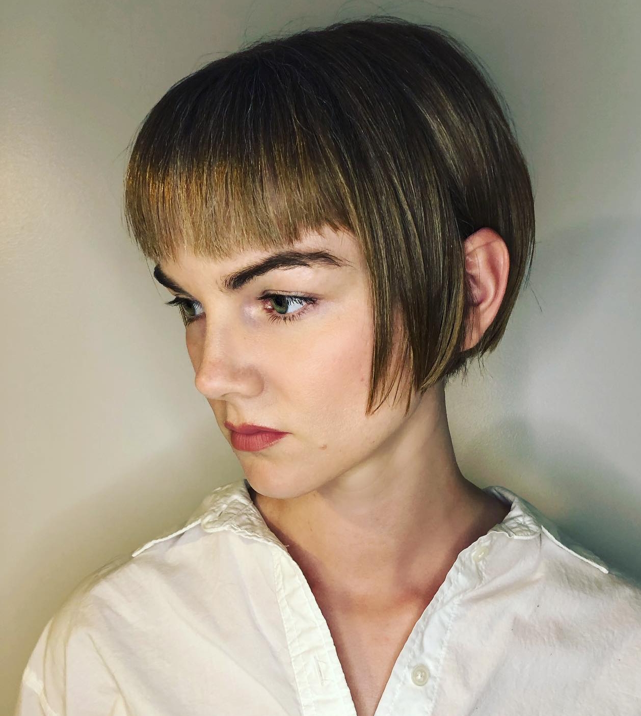 Ear-Length French Bob Cut