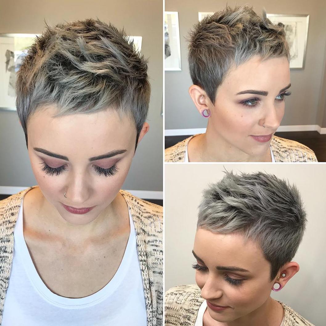 Super Short Haircut for Women with Fine Hair