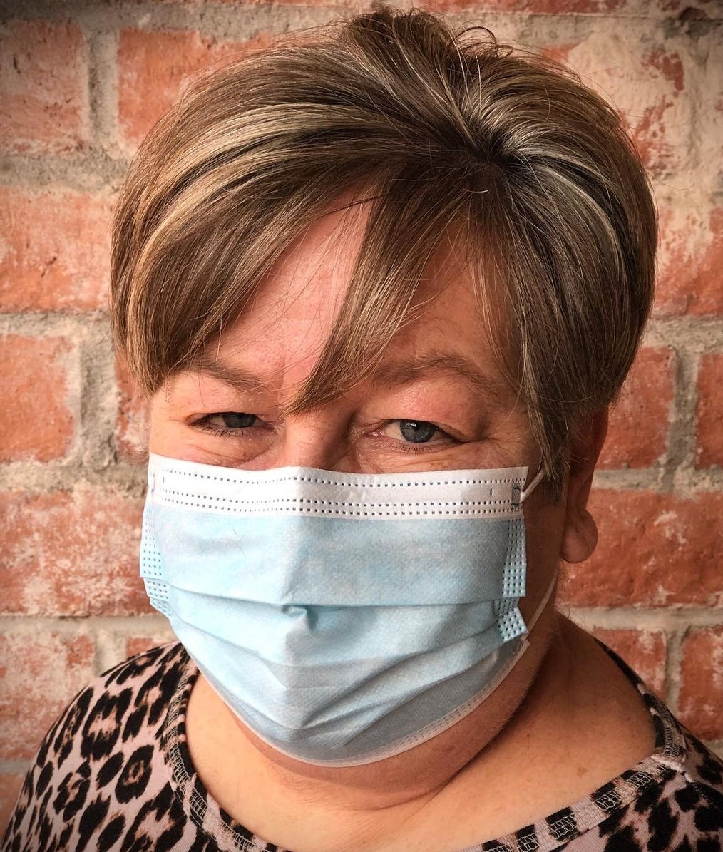 Over 50 Short Hairstyle for a Chubby Face