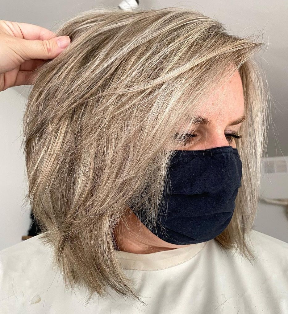 Over 50 Medium Haircut for Women