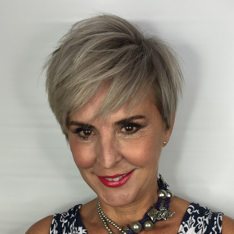 Gray Razored Pixie over 50
