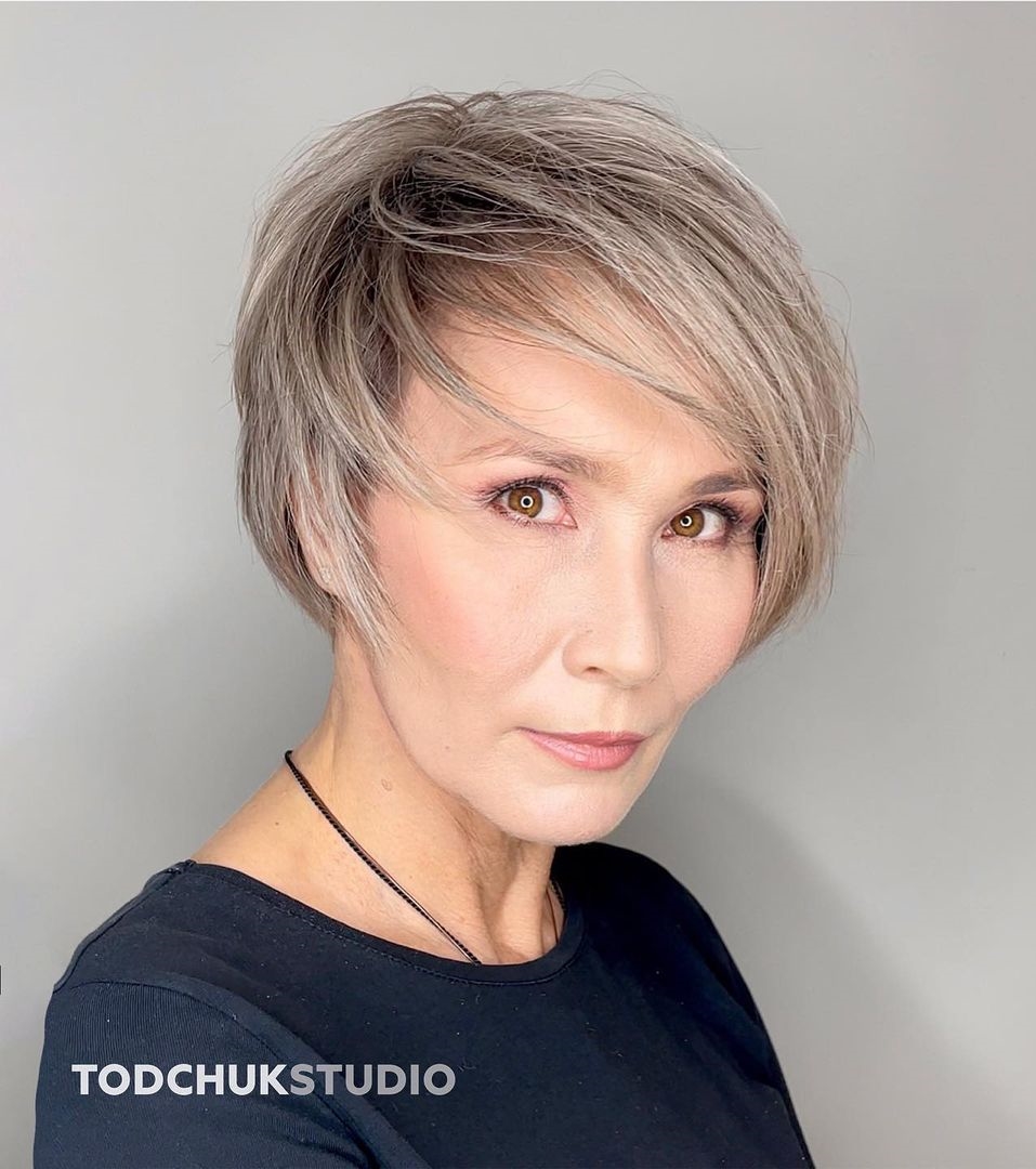 Rooty Blonde to Camouflage Gray Hair