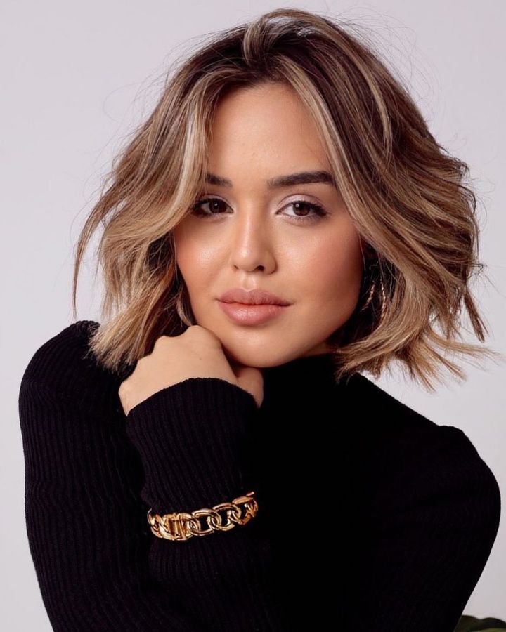 Shaggy Bob for Square Faces