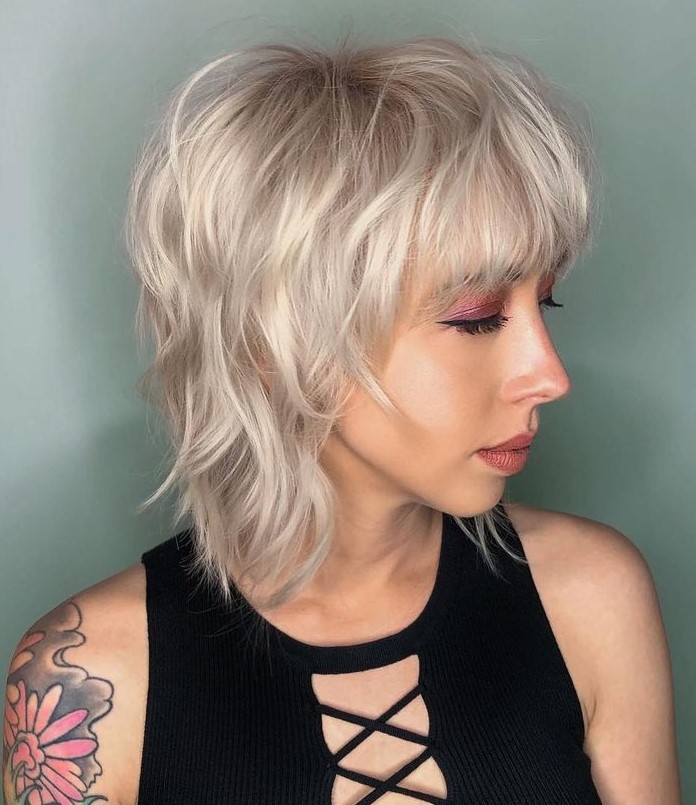 Fine Hair Mullet Hairstyle