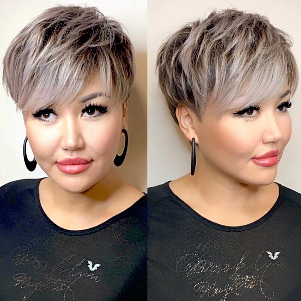 Edgy Pixie with Bleached Ends