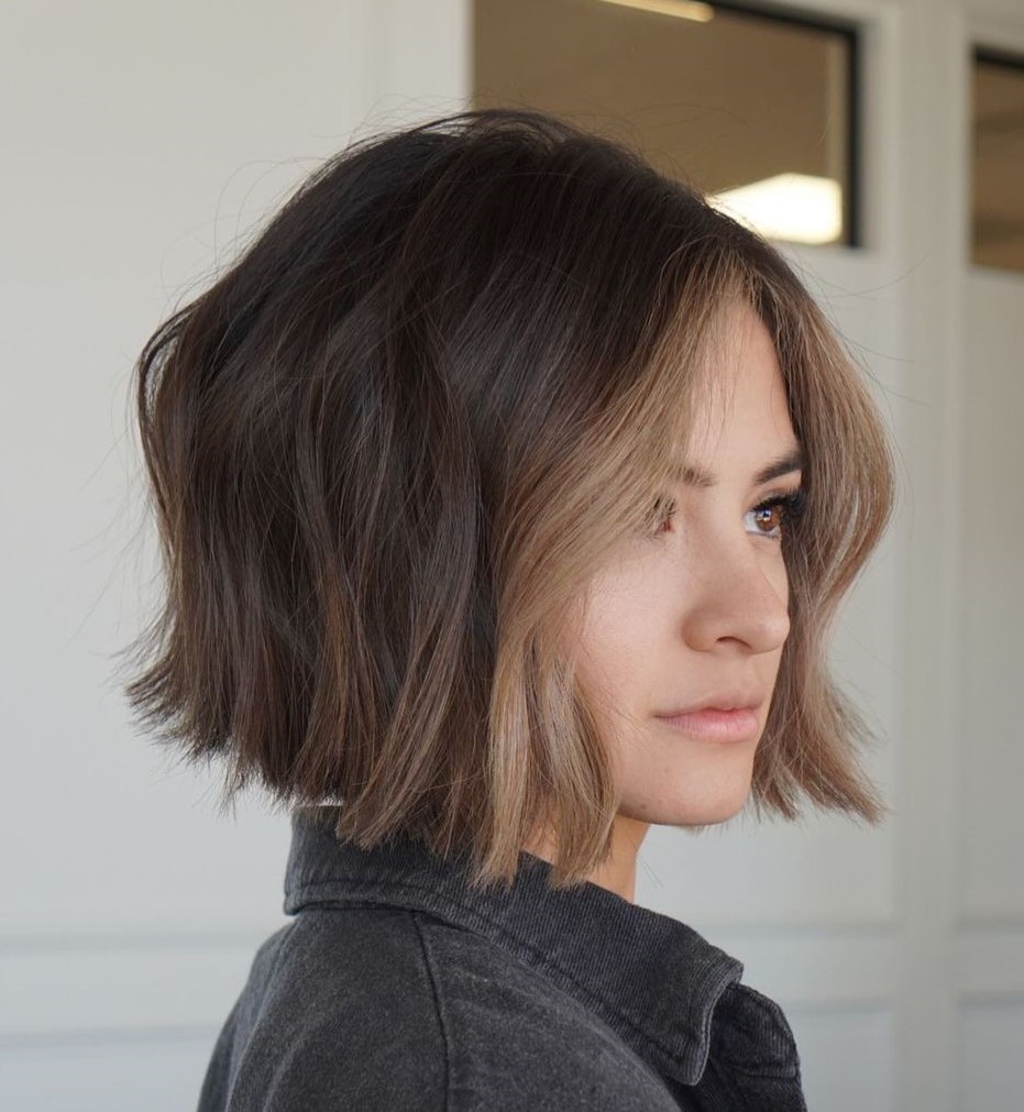 Sophisticated Short Blunt Bob