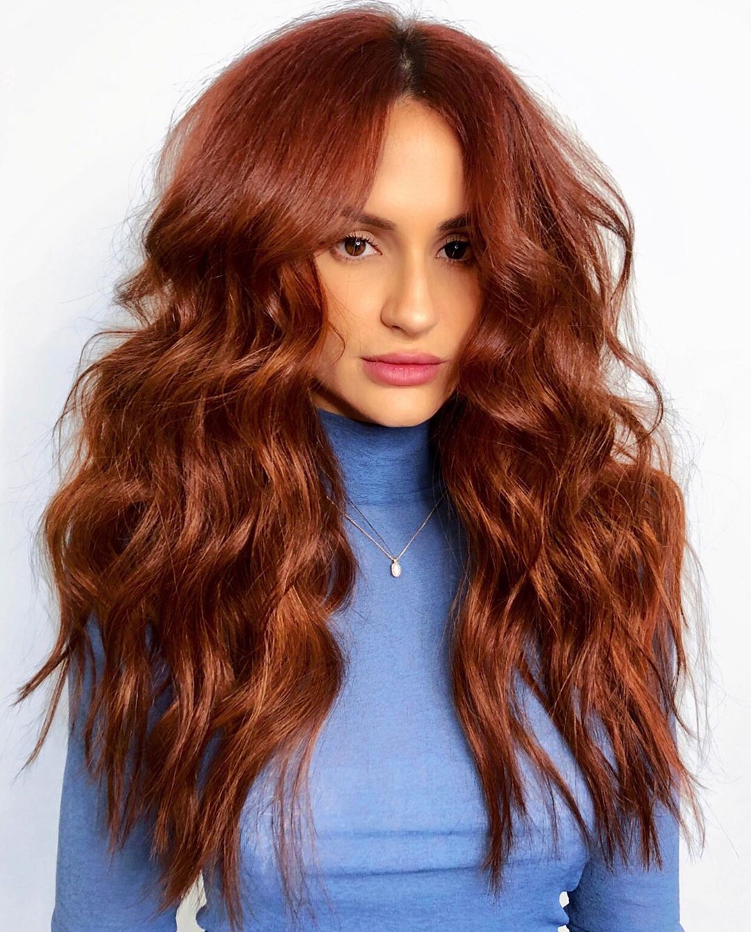 Long Dark Copper Hair