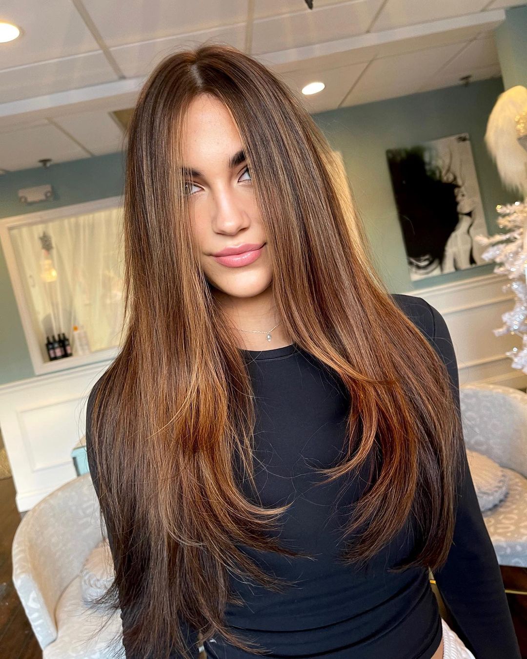 Modern Haircut for Long Straight Hair