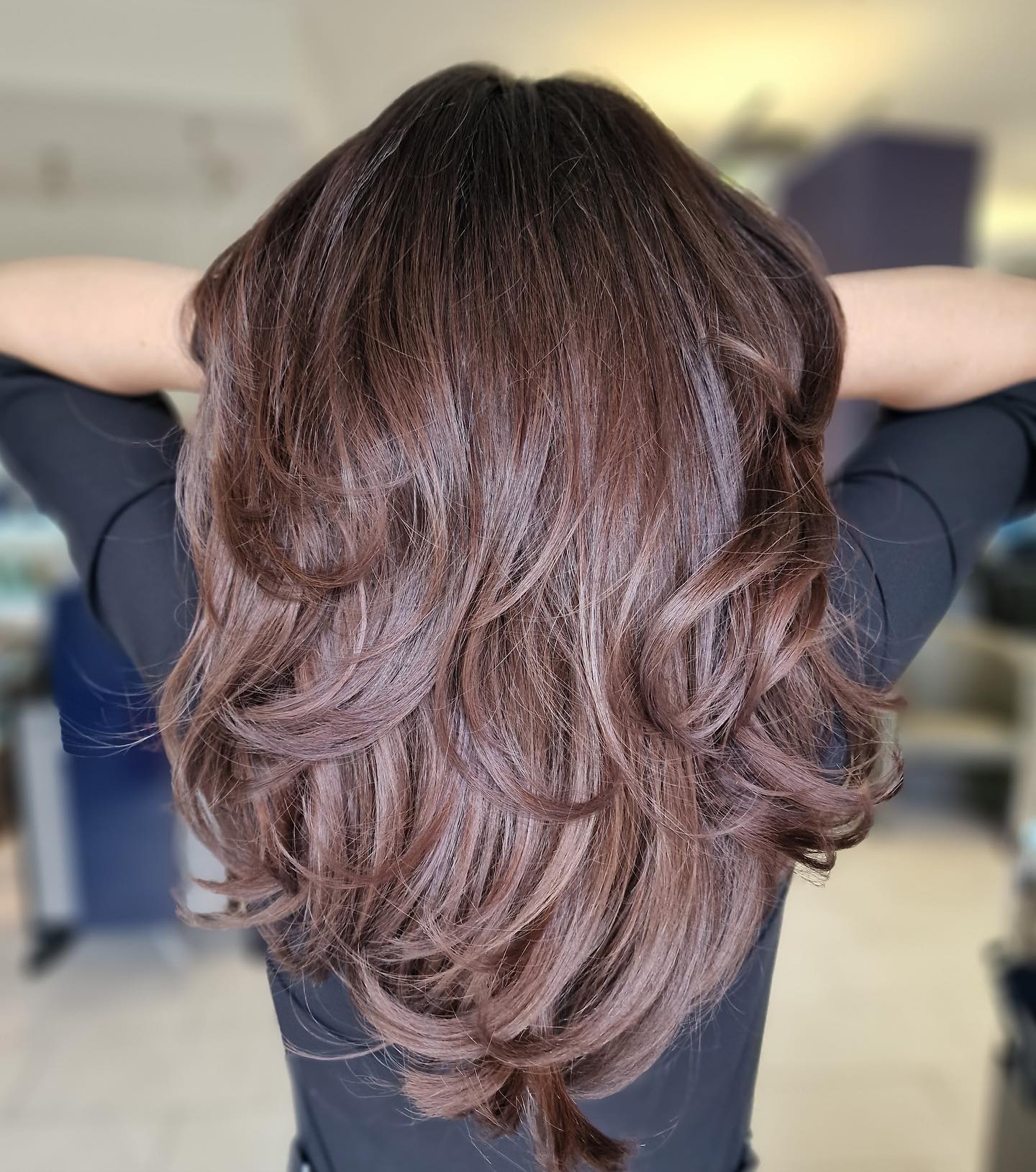 Long Layered Cut for Thick Hair