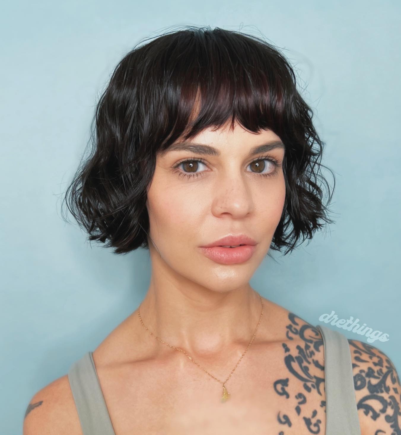 French Bob with Short Bangs