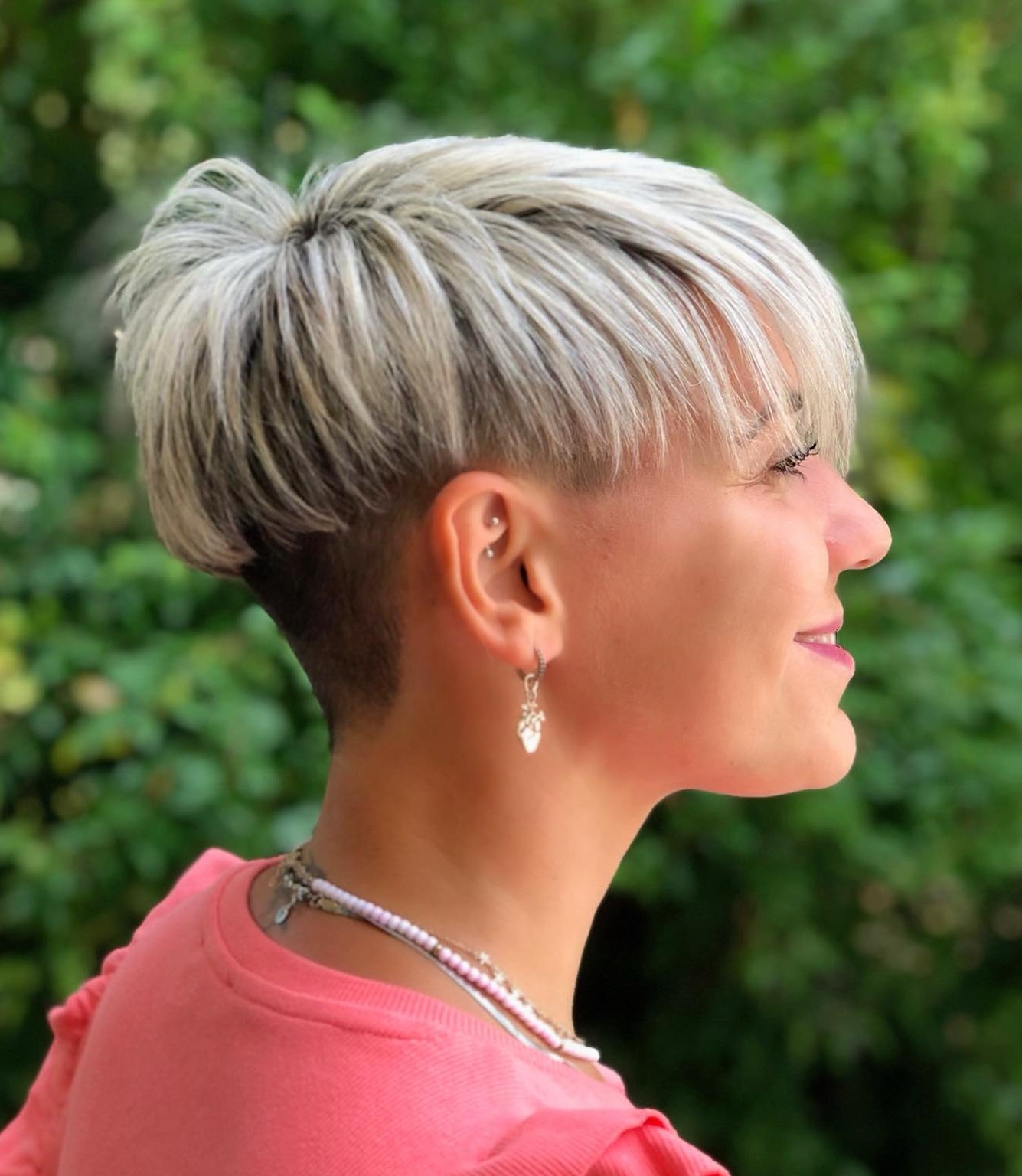 Edgy Undercut Bowl Cut