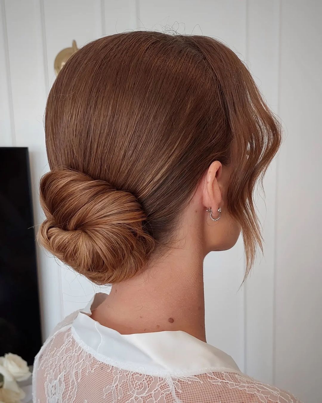 Low Tight Bun for Medium Hair