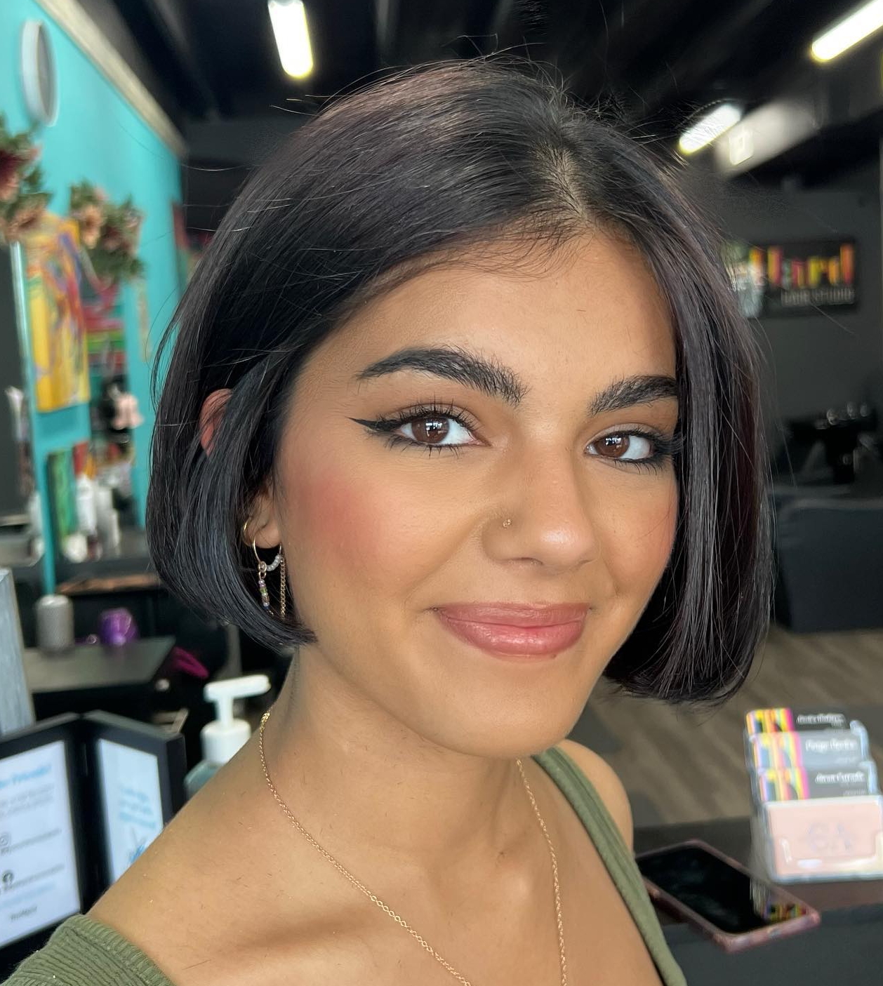 Unfussy No-Bangs Parisian Bob