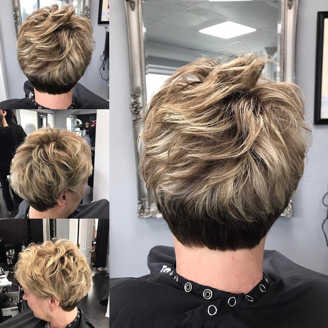 Tapered Two-Tone Pixie for Fifty Year Olds