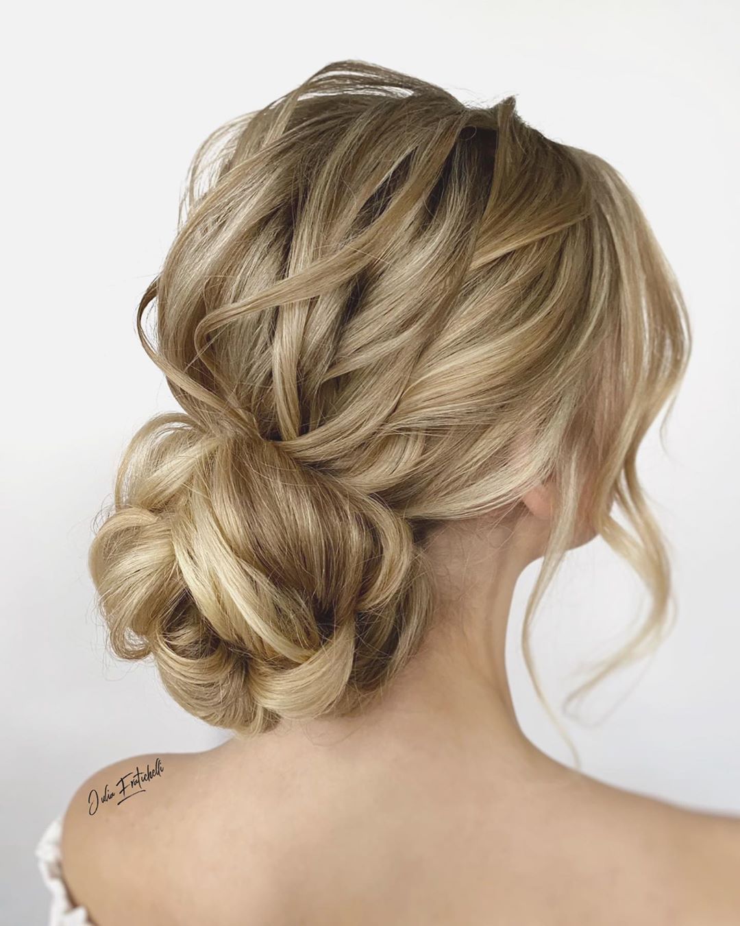 Low Long Hair Bun