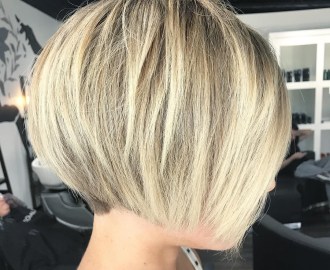Short Sexy Jaw-Length Bob Cut
