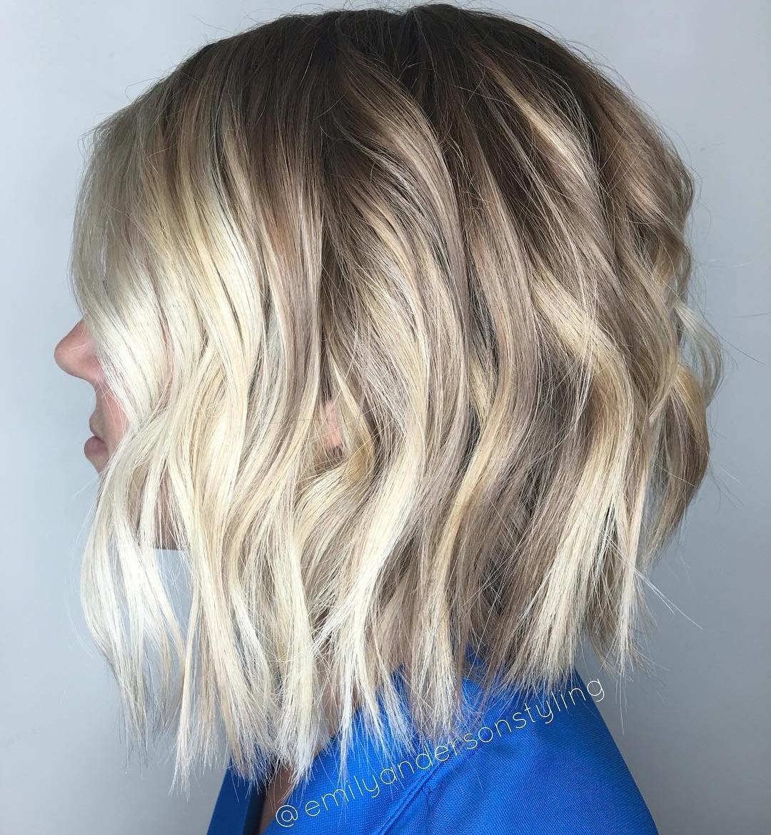 Neck-Length Chopped Blonde Bob