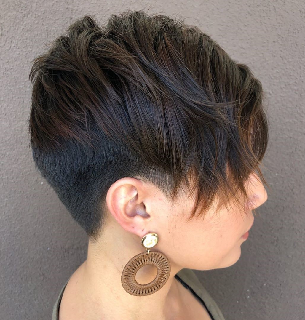 Low-Maintenance Pixie with Undershave