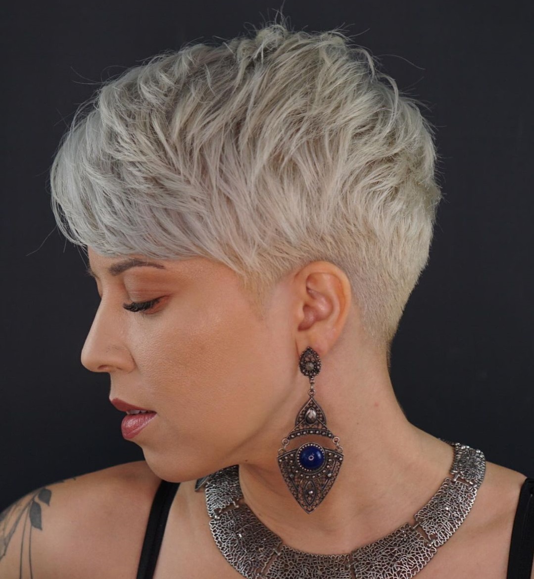 Blonde Pixie with Undercut