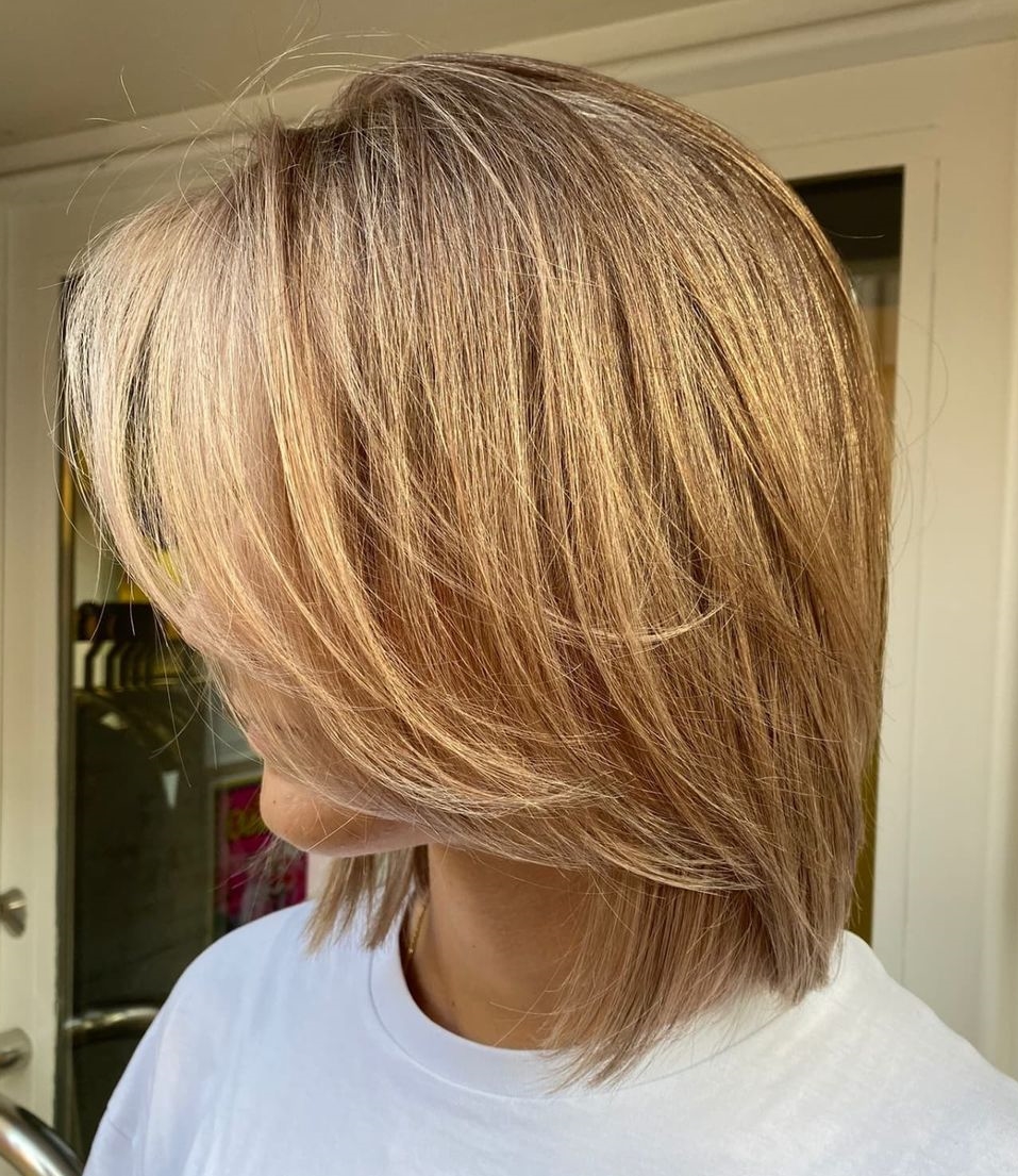 Graceful Lob for Medium Hair