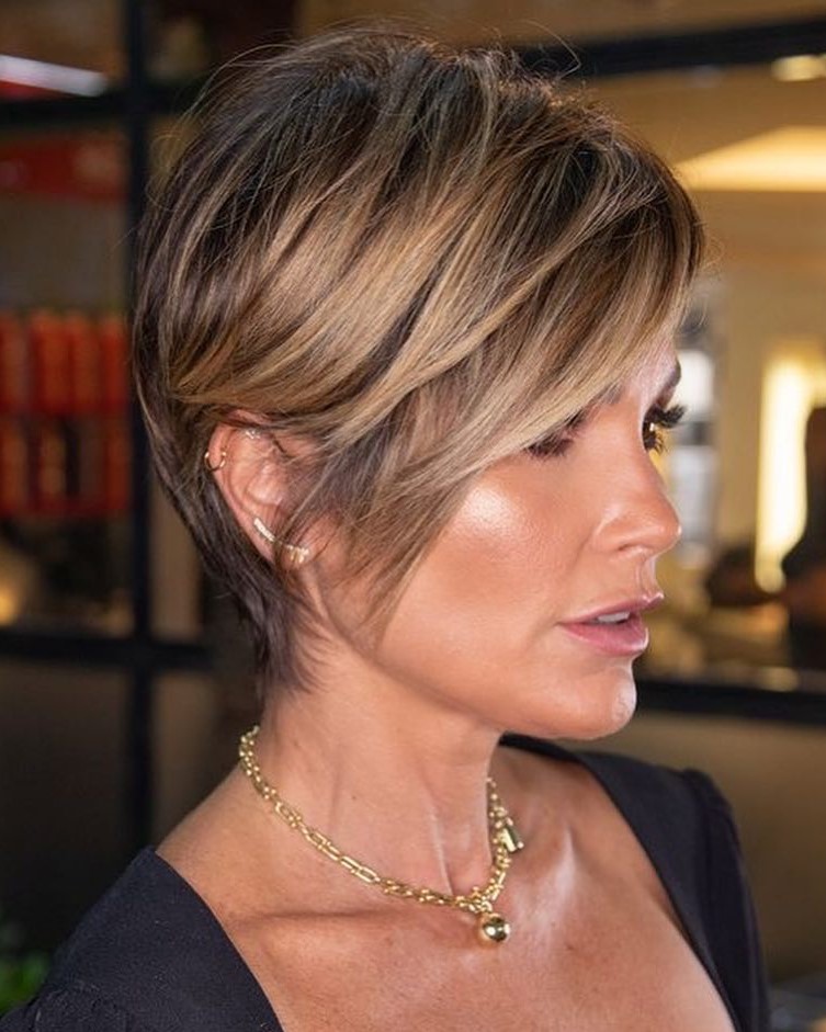 Layered Pixie for Fine Hair