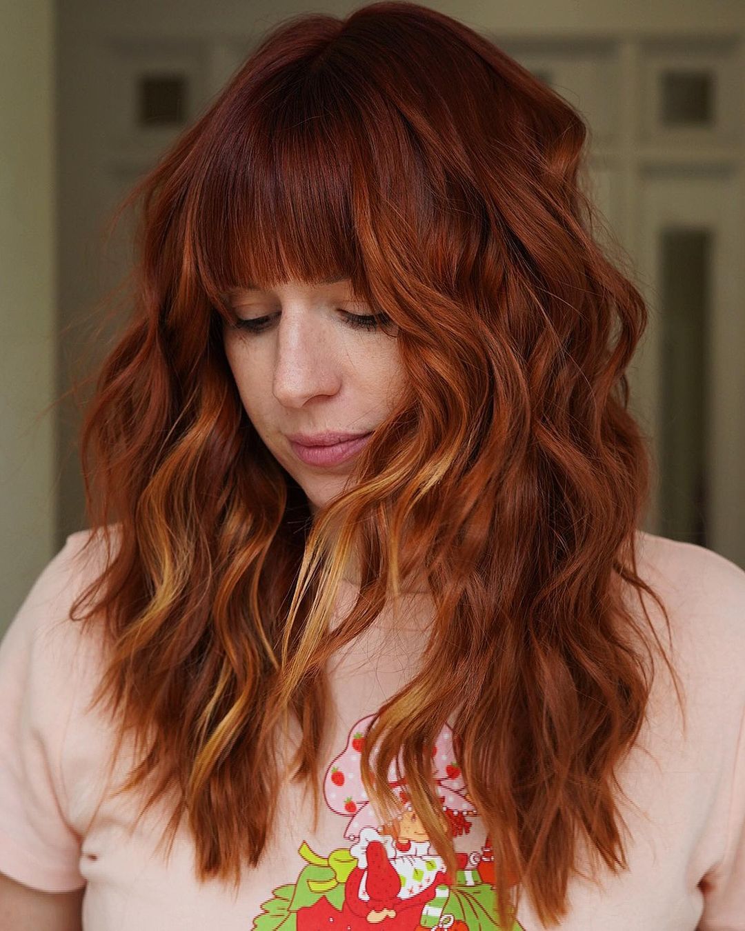 Bright Red Hair for Pale Skin