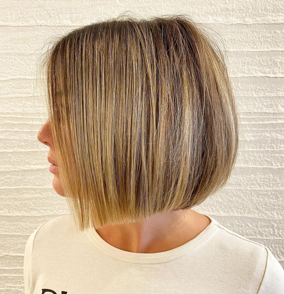 Blunt Bob with Rounded Back