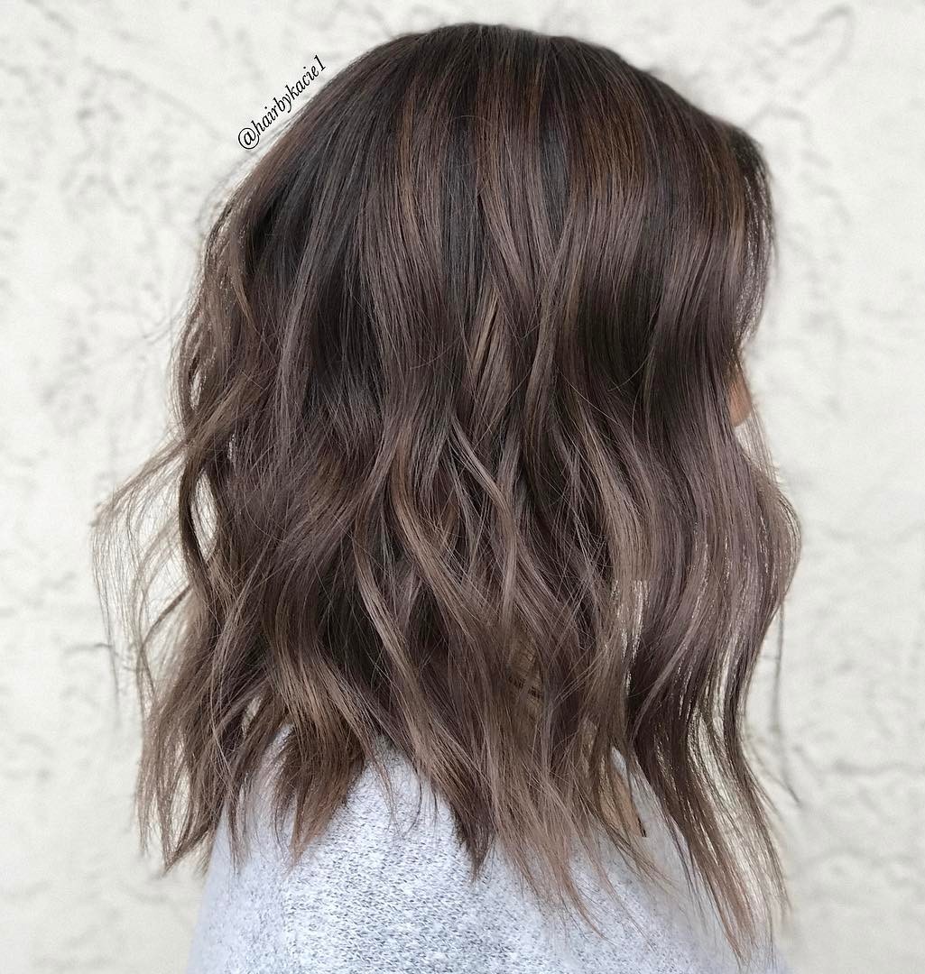 Medium Shaggy Hairstyle for Thick Coarse Hair