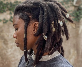 Low-Maintenance Medium Locs for 4C Hair