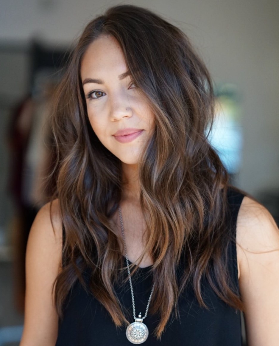 Voluminous Long Haircut for Thin Hair