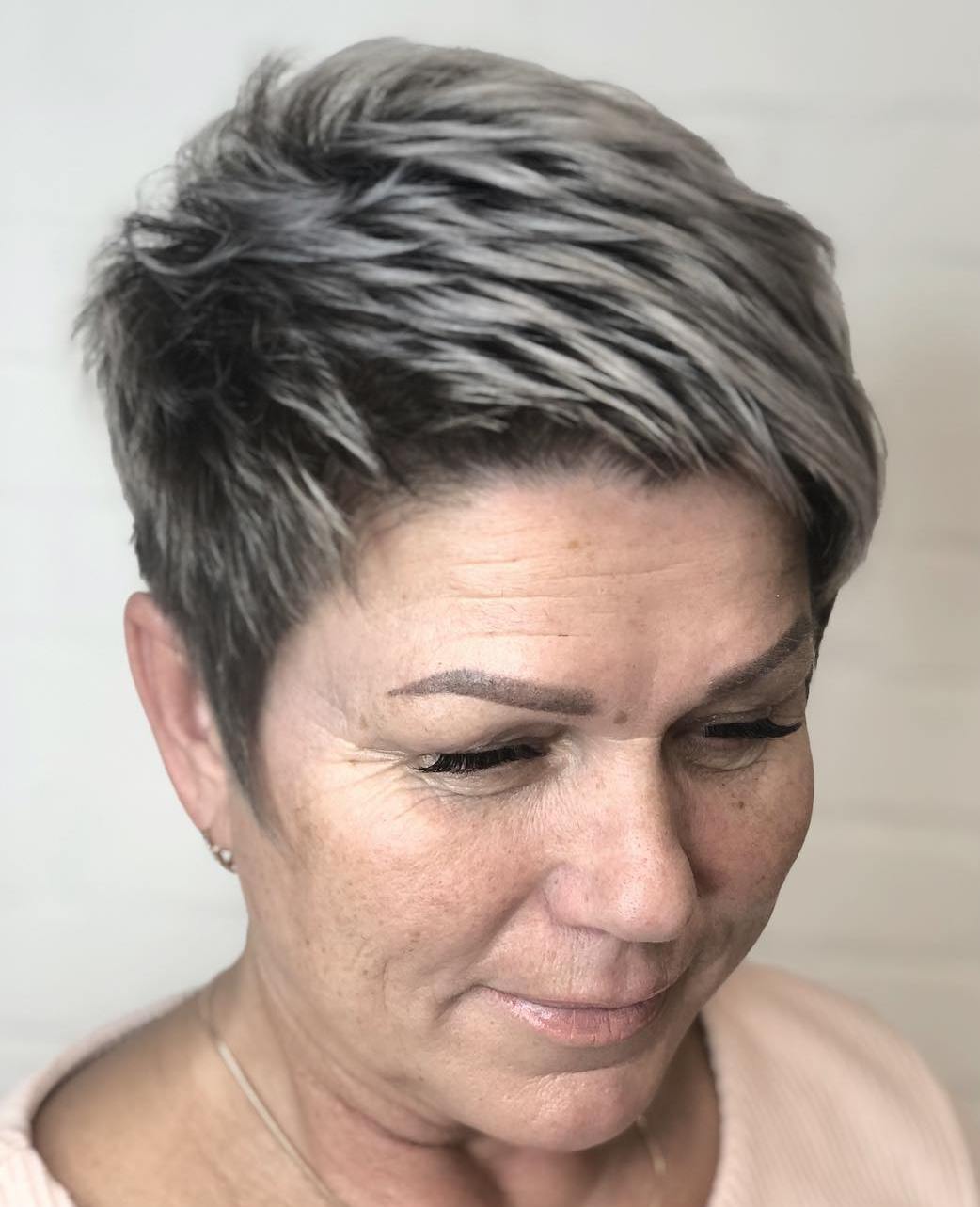 Women's Highlighted Haircut for Short Hair