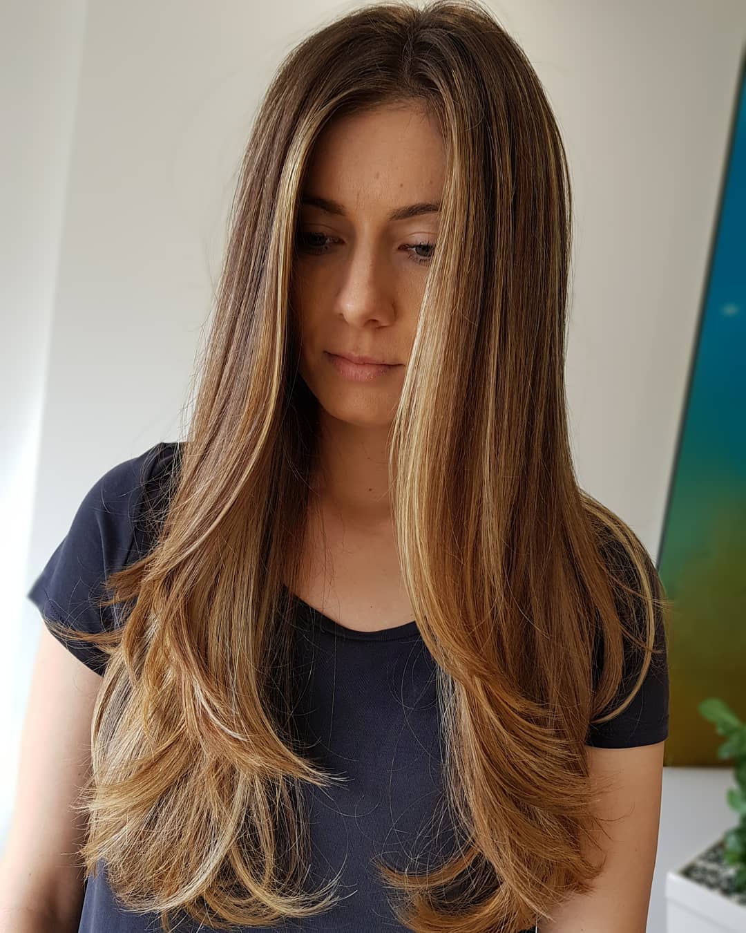Past the Shoulders Caramel Hair