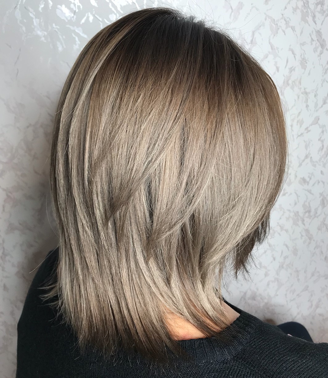 Two-Tier Cut for Straight Hair