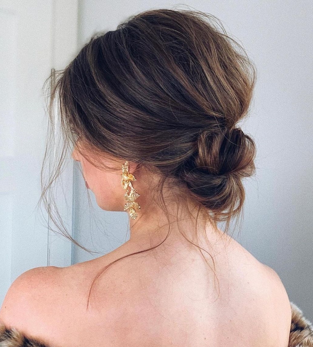 Messy Bouffant Bun Updo