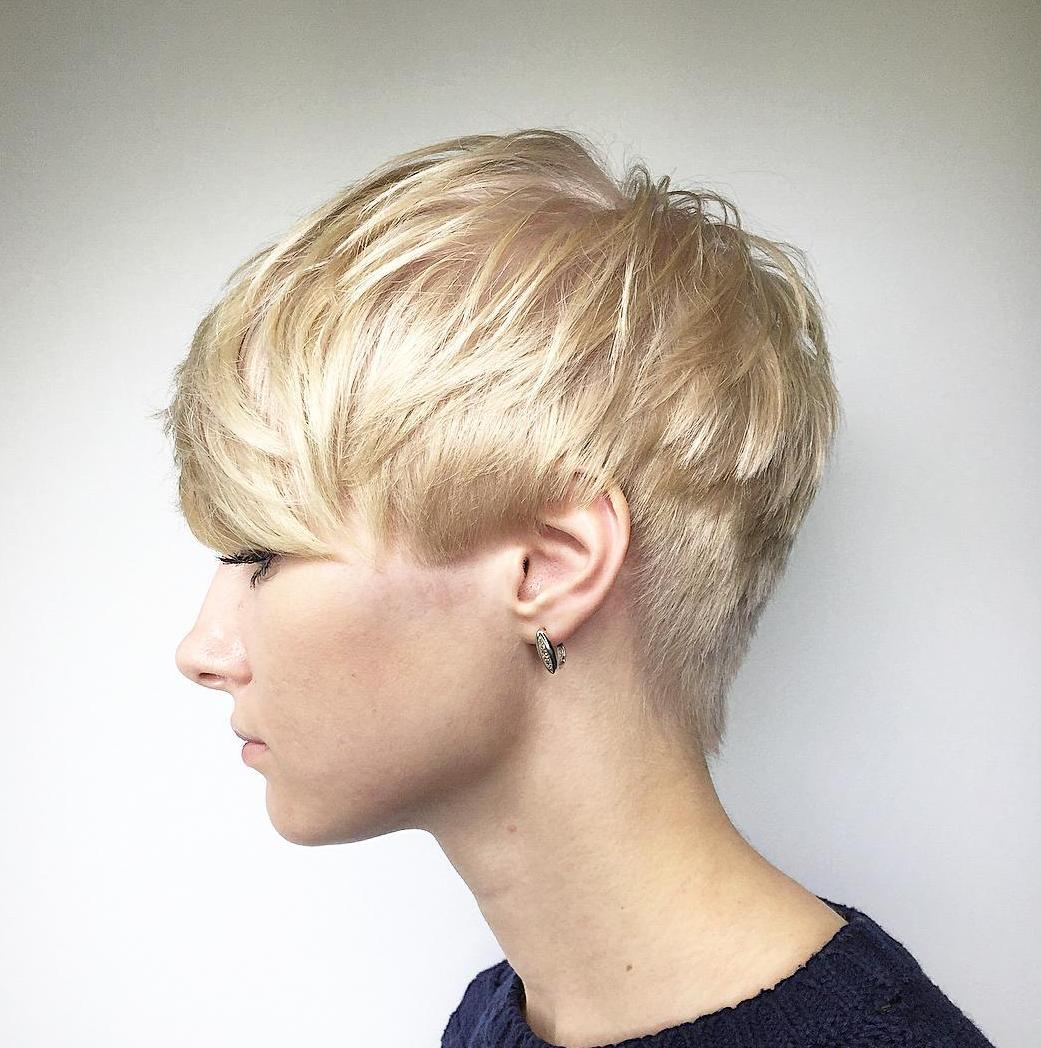 Short Choppy Haircut for Finer Textures